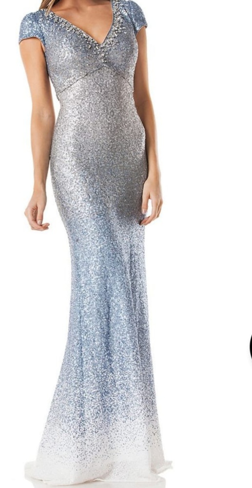 NWT Carmen Marc Valvo Gown